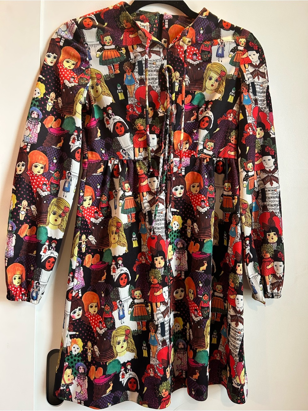 Doll print dress by pacemaker jr